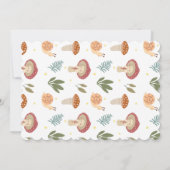 リトルマッシュルームベビーシャワー招待状 招待状 (裏面)