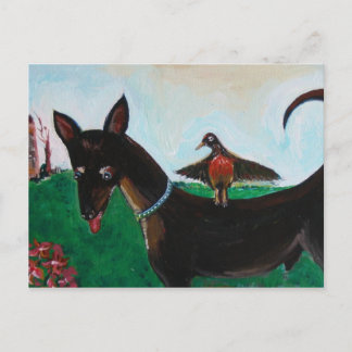 リトルマンとロビー・ボビー ポストカード