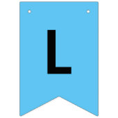 "リトルマンは1" – 最初の誕生日 – 青 バンティングフラッグ (第2の旗)