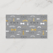 リトルマンオムツラッフルチケット、金ゴールド、ブラック エンクロージャーカード (裏面)