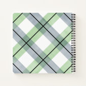 リトルマングリーンネイビー男の赤ちゃんシャワーゲストブック ノートブック (裏面)