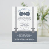 リトルマンサンキューカード、ブルー、グレー サンキューカード (スタンド正面)