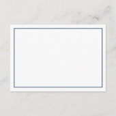 リトルマンサンキューカード、ボウタイ、ネイビー、グレー サンキューカード (裏面)