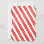 リトルマンジンジャーブレッドベビーシャワー招待状 招待状 (裏面)