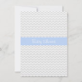 リトルマンヒュースティッシュベビーシャワー招待状 招待状 (裏面)