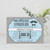 リトルマンファースト誕生日招待状 招待状 (スタンド正面)