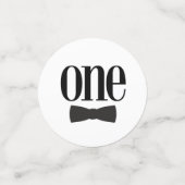 リトルマンブラックボウタイONE 1st誕生日パーティー コンフェッティ (スモール正面)