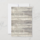 リトルマンベビーシャワー招待状カントリー口ひげ 招待状 (裏面)