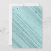 リトルマンベビーシャワー招待状、ネイビーブルー、アクア 招待状 (裏面)