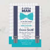 リトルマンベビーシャワー招待状 招待状 (正面/裏面)