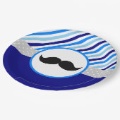 リトルマンベビーシャワー紙プレート ペーパープレート (アングル)