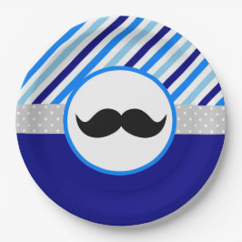 リトルマンベビーシャワー紙プレート ペーパープレート