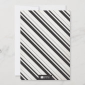 リトルマンムスタッシュボウタイボーイベビーシャワー招待状 招待状 (裏面)