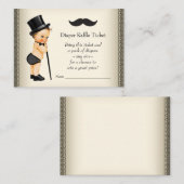 リトルマンムスタッシュボーイズおむつラッフルチケット エンクロージャーカード (正面/裏面)