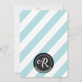 リトルマンムスタヒベビーシャワー招待状 招待状 (裏面)