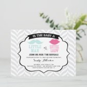 リトルマンリトルレディージェンダーが赤ちゃんのシャワーを明らかにする 招待状 (スタンド正面)