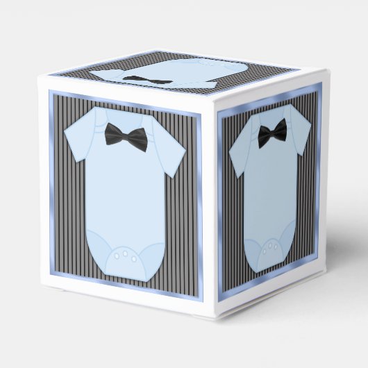 リトルマン男の赤ちゃんシャワー フェイバーボックス (裏面サイド)