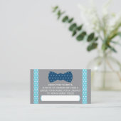 リトルマン おむつくじチケット、ベビーブルー、ネイビー エンクロージャーカード (スタンド正面)