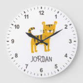 リトルマン |タイガーボウタイ ラージ壁時計 (正面)