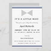 リトルマン ベイビーシャワーの招待状 招待状 (正面/裏面)
