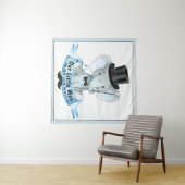 リトルマン ベビーシャワー 背景 バナー タペストリー (インサイチュ(横))