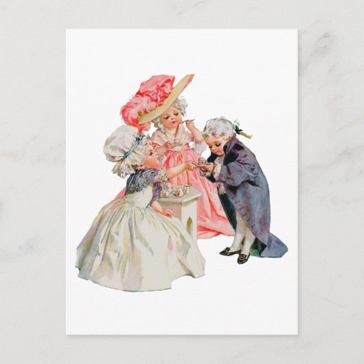 リトルマーサワシントンズティーパーティー ポストカード (正面)