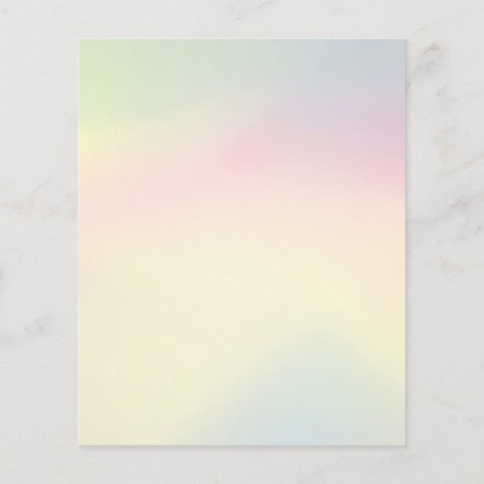 リトルマーメイドウォーターカラーベビーシャワー予算 (裏面)