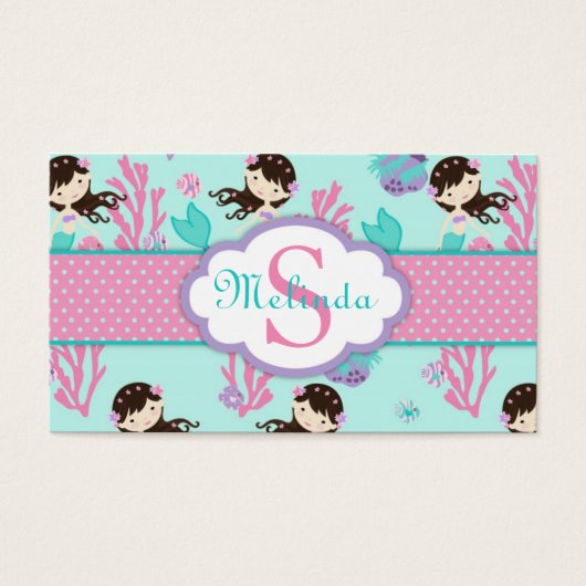 リトルマーメイドギフトラベルMブルネット (正面)