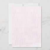 リトルマーメイドザシーピンクガール誕生日 招待状 (裏面)