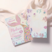 リトルマーメイドザシーマジカルガール誕生日 招待状