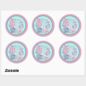 リトルマーメイドステッカー3 ラウンドシール (シート)