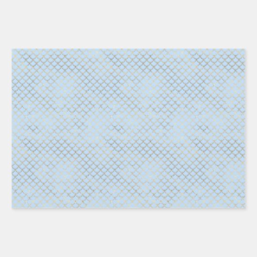 リトルマーメイドベビーシャワー男女兼用誕生日 ラッピングペーパーシート (正面3)