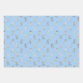 リトルマーメイドベビーシャワー男女兼用誕生日 ラッピングペーパーシート (正面2)