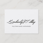 リトルマーメイドミニプリント 名刺 (裏面)