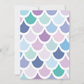 リトルマーメイド招待状 招待状 (裏面)