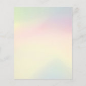 リトルマーメイド水彩ベイビーシャワー予算 (裏面)