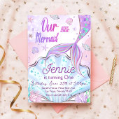 リトルマーメイド誕生日アンダーザシーパーティー 招待状