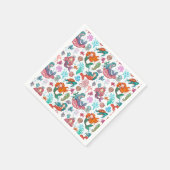 リトルマーメイド誕生日紙ナプキン スタンダードカクテルナプキン (角)