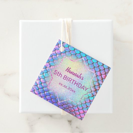 リトルマーメイド誕生日 フェイバータグ (インサイチュ)