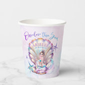 リトルマーメイド1st誕生日ワンダーザシーマーメイド 紙コップ (正面)