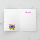 リトルマーメイド バースデーガール パーティー - アンダーザシー 招待状 (内部)