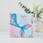 リトルマーメイド 水中誕生日招待状 (スタンド正面)