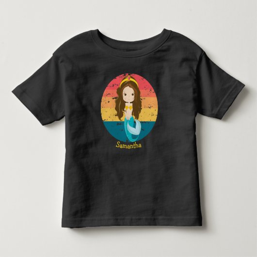 リトルマーメイドTシャツ トドラーTシャツ (正面)