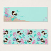 リトルマーメイドTYギフトラベルSブルネット (正面&裏面)