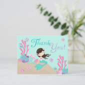 リトルマーメイドTYポストカードブルネット ポストカード (スタンド正面)