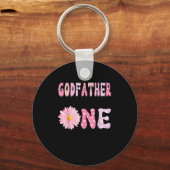 リトルミスオンデァフル1歳誕生日NKの名付け親 キーホルダー (正面)