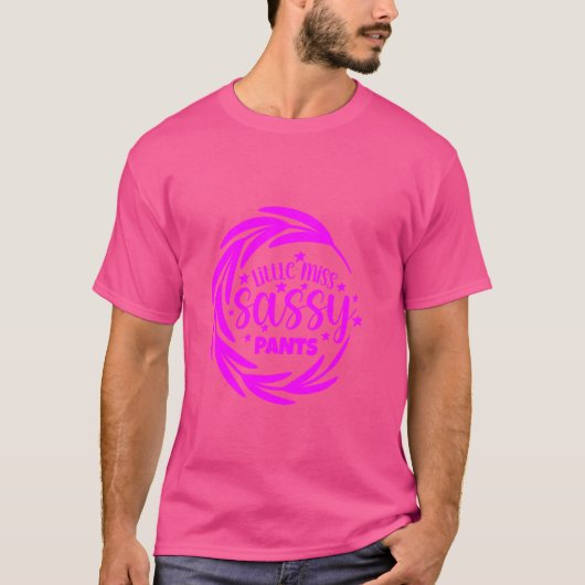 リトルミスサッシーパンツデザイン Tシャツ (正面)