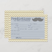 リトルミスターのベイビーシャワー予測 招待状 (正面/裏面)
