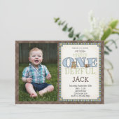 リトルミスターワンダーフル写真招待状 招待状 (スタンド正面)