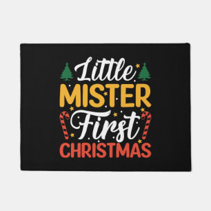 リトルミスター初めてのクリスマス-おもしろいクリスマス ドアマット